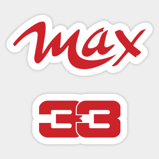 max 33 Sticker